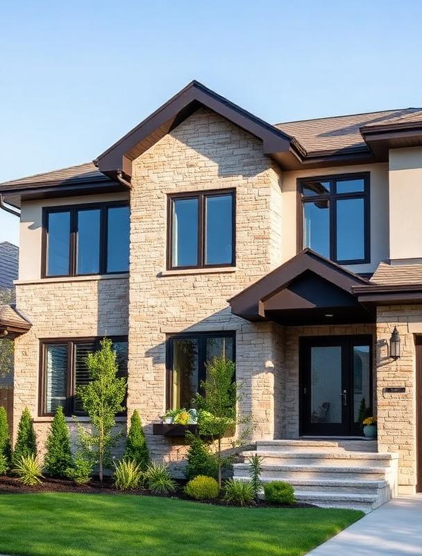 High-end custom residential home built by Iversen Construction