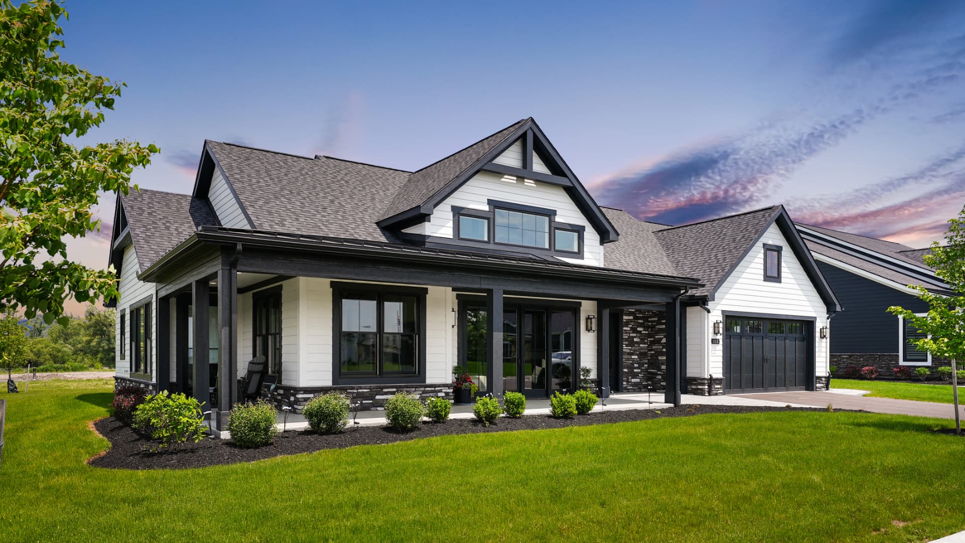 High-end custom residential home built by Iversen Construction